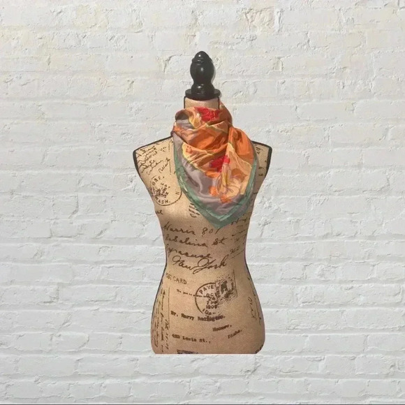 Kenzie Floral Square Scarf - Picture 2 of 4